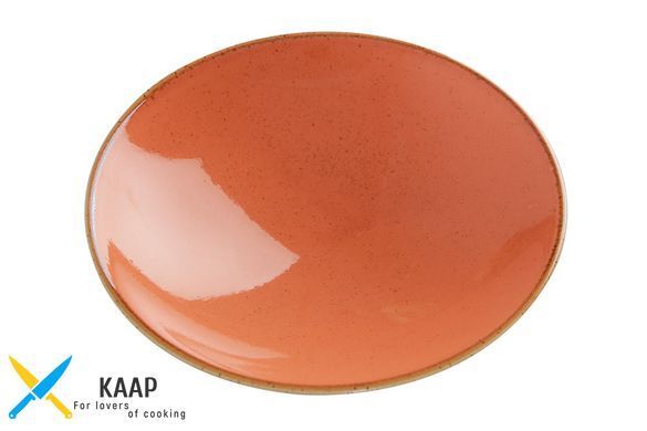 Салатник 26 см. порцеляновий, оранжевий Seasons Orange, Porland