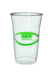 Склянка для холодних напоїв з PLA прозора 590 мл