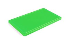 Доска разделочная 40х30х2 см Durplastics, из пластика зеленая (9821VD4)
