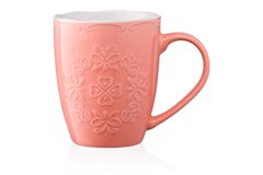 Чашка Barocco, 330 мл, розовая, фарфор ARDESTO