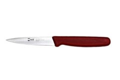 Кухонний ніж для чищення 9 см червоний IVO (25022.09.09)