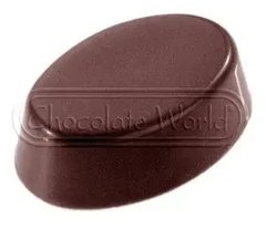 Форма для шоколада "Плоский овал" 33x22x12 мм, 32 шт. x 7 gr