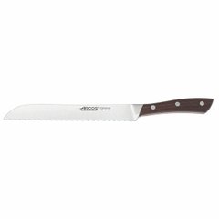 Кухонный нож для хлеба 20 см. NATURA, Arcos с коричневой деревянной ручкой (155710)