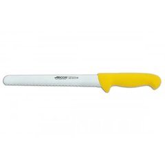 Ніж кухонний для випічки 25 см. 2900, Arcos із жовтою пластиковою ручкою (295000)