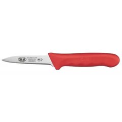 Набір ножів для очищення 8 см, 2 шт. STAL, Winco з червоною пластиковою ручкою (04246)