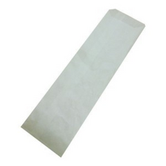 Пакет паперовий з боковою складкою для столових приладів 19х7,2 см., 38 г/м2, 2000 шт/ящ білий крафт