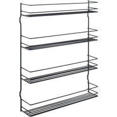 Подставка подвесная 4-х секционная 36х8х45см черная, покрытие Touch-Therm PEPITO4 LAVA METALTEX