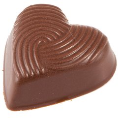 Форма для шоколаду "Серце" 34х33 мм, h — 11 мм (28 шт.) Martellato MA1513, полікарбонат