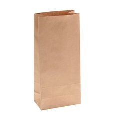 Пакет бумажный с дном для чая/кофе 9,5х6,5х19 см., 70 г/м2, 500 шт/ящ бурый крафт (810000)