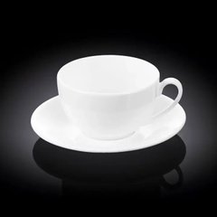 Чашка чайная с блюдцем Wilmax 400 мл WL-993191/AB