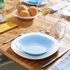 Бирюзовая глубокая тарелка для первых блюд Luminarc Carine Light Blue 200 мм (P4250)