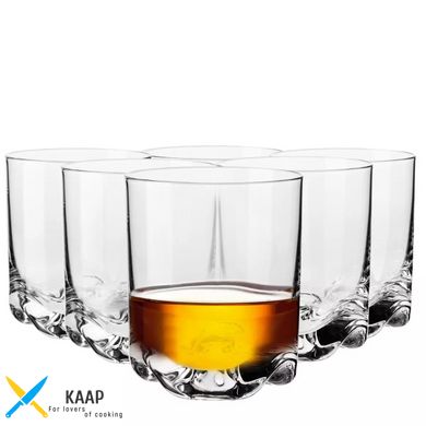 Набір склянок для віскі 280 мл, 6 шт MIXOLOGY Krosno 904931