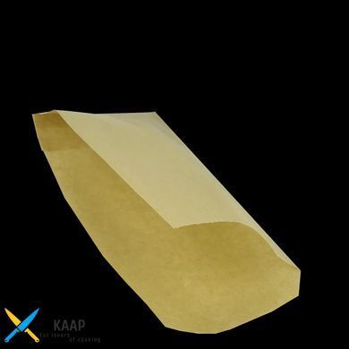 Пакунок куток для класичного хот-дога 200x85 мм 40 г/м2 500 шт/уп паперовий крафт (014001)