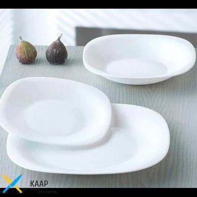 Сервіз столовий 18 предметів білий квадратний Carine White Luminarc N2184
