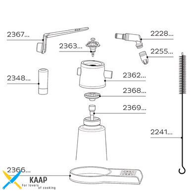 Сифон для вершків 1 л Thermo XPress Whip Plus (NEW) iSi