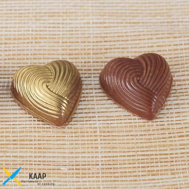Форма для шоколада "Сердце" 34х33 мм, h-11 мм (28 шт) Martellato MA1513, поликарбонат