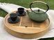Столик-Чабань для чайної церемонії (чайний) бамбук великий 38х5,5 см круглий "Нагано" T0509