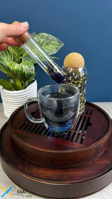 Столик-Чабань для чайной церемонии (чайный) бамбук средний 30,5х5,5 см круглый "Нагано" T0510