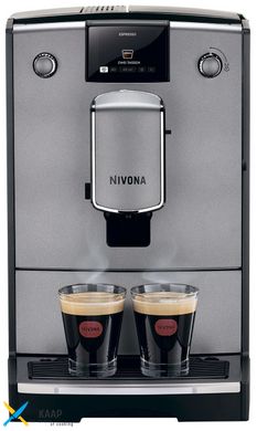 Кофемашина CafeRomatica, 2,2л, зерно+молотая, автомат.капуч, авторецептов -5, серебристый Nivona