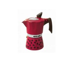 Кофеварка гейзерная GAT COFFEE SHOW малиновая на 2 чашки (104602 малиновая)