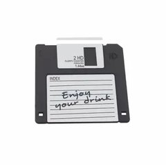Костер каучук 10x10 см. Floppy Disk, The Bars