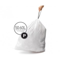 Мешки для мусора с завязками 50-60 л SIMPLEHUMAN. CW0263