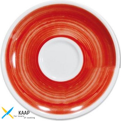 Блюдо 14,5 см. фарфоровое, красное Verona/Torino/Bari/Palermo Millecolori Hand Painted Red, A