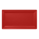 Тарілка прямокутна 38х21 см. фарфорова, червона Neo Fusion, RAK