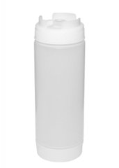 Пляшка-диспенсер для соусів з насадкою 480 мл прозорий пластиковий FiFo