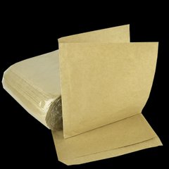 Пакет-уголок паперовий для бургера, млинів, вафель, пончиків 160x160 мм 40 г/м2 1000 шт/уп крофт маленький упак
