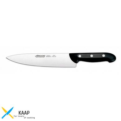 Кухонный нож поварской 21,5 см. Maitre, Arcos с черной пластиковой ручкой (151000)