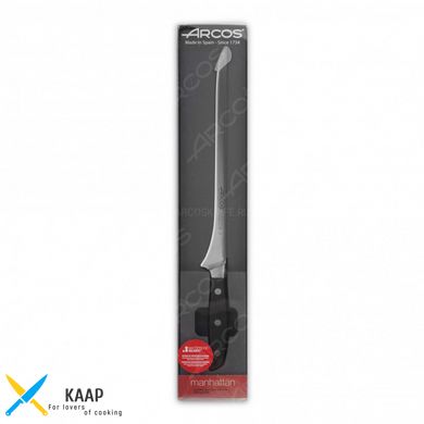 Кухонный нож для окорока 25 см. Manhattan, Arcos с черной пластиковой ручкой (161900)