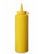 Дозатор-диспенсер для соусів (гірчиці) 200мл. жовтий Kitchen Line