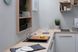Мойка кухонная S51, гранит, квадрат, без крыла, 560х510х190мм, чаша – 1, накладная, S510-F450, серый камень