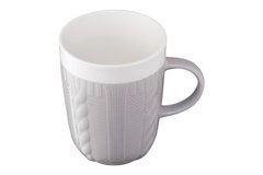 Чашка Кnitti, 330 мл, сіра, порцеляна ARDESTO