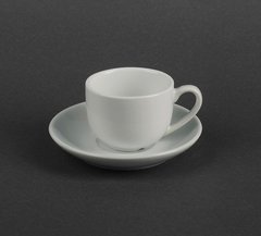 Чашка біла для еспресо Horeca HLS Чашка 90 мл + блюдце (HR1316)