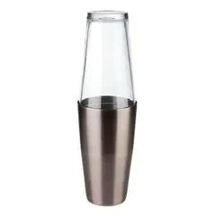Шейкер Boston мідний матовий зі склянкою 0,7/0,4 л, d-90 мм, h-300 мм, нерж. сталь