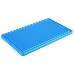 Доска разделочная 40х30х2 см Durplastics, кухонная голубая (9821AZ4)
