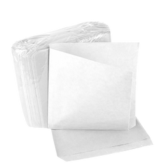 Пакет-уголок паперовий для бургера, млинів, вафель, пончиків 140х140 мм 40 г/м2 500 шт/уп білий крафт