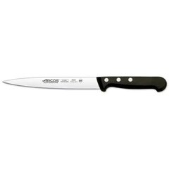 Нож кухонный для нарезки 17 см. Universal, Arcos с черной пластиковой ручкой (284204)