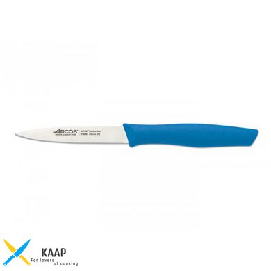 Нож кухонный для чистки 10 см. Nova, Arcos с синей пластиковой ручкой (188623)