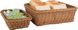Кошик для хліба прямокутний 32,5х26,5х6,5 см. з поліпропілену, коричневий APS