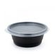 Контейнер суповой одноразовый круглый PP 500 мл Черный Ø=145 мм