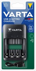 Зарядний пристрій Varta Value USB Quattro Charger pro, для АА/ААА акумуляторів