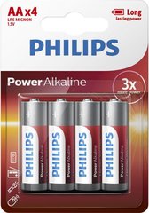 Батарейка Philips Power Alkaline AA лужна блістер, 4 шт