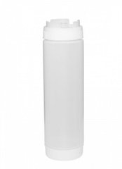 Пляшка-диспенсер для соусів з насадкою 720 мл прозорий пластиковий FiFo