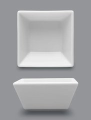 Салатник квадратный 8,5х8,5 см. 100 мл. фарфоровый, белый Classic, Lubiana