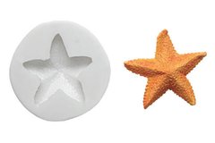 Форма для марципана "Морская звезда" (50х50 мм) серия CAKE DESIGN Silikomart SLK073