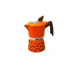 Кофеварка гейзерная GAT COFFEE SHOW оранжевая на 3 чашки (104603 оранжевый)