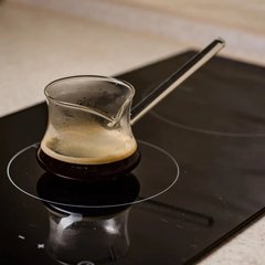 Турка кофейная стеклянная 150 мл жаростойкая "Мокка" DG1064